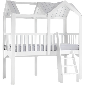 Carmen Детско легло къща MIAMI 90 x 200 - бяло (3575111)