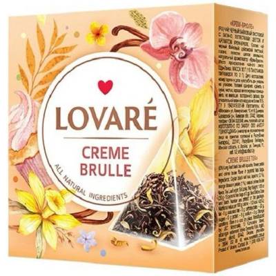 Lovaré Čaj Creme Brulee 15 pyramid