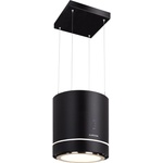 Klarstein Tron Ambience, островен абсорбатор, Ø 38 cm, рециркулаци 521 m³/h, LED, черен (CGCH2-TronAmbience-B) (CGCH2-TronAmbience-B) - klarstein