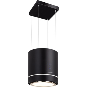 Klarstein Tron Ambience, островен абсорбатор, Ø 38 cm, рециркулаци 521 m³/h, LED, черен (CGCH2-TronAmbience-B) (CGCH2-TronAmbience-B) - klarstein