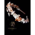 Radi handmade Диадеми с оранжева декорация и цветя (813)