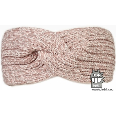 Dráče Pletená Twist 01 staroružová melír Ružová