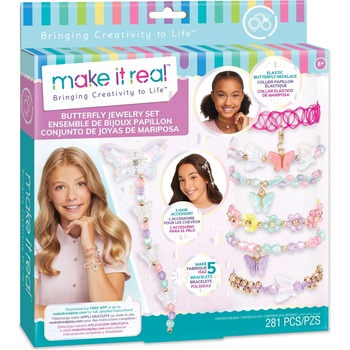 Make It Real Творчески комплект Make it Real - Направи си бижута с пеперуди (1323)