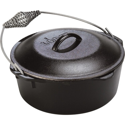 Lodge Litinový hrnec Dutch oven 6,6 l a kovovým držadlem