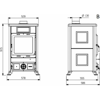 Image 1 of La Nordica-Extraflame Rossella R1 BII white (7112157)