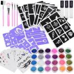 Jokomisiada TATTOOS for children glitter big set ZA4170