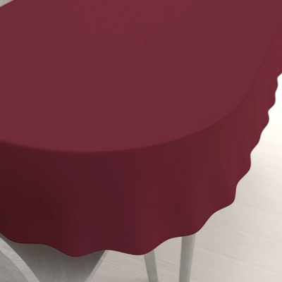 Biante oválny obrus Rongo RG-044 Tmavé bordó 140x200cm