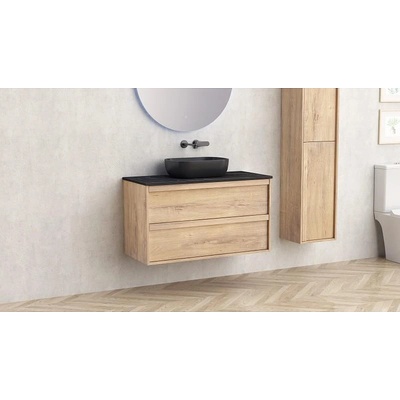 Inter Ceramic Конзолен шкаф, CARRARA ICP 10055, Inter Ceramic, шперплат, 100x46x55см (10055)