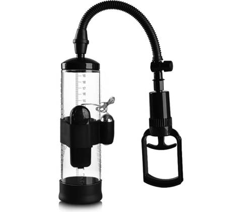 Powerpump MAX Vibrating - Black&Clear