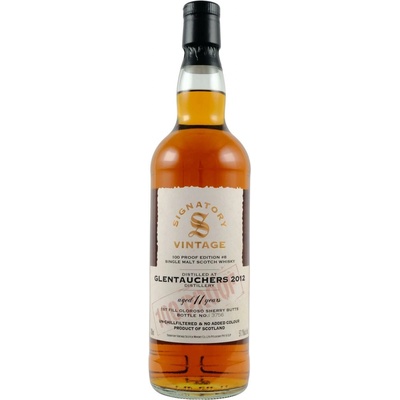 Signatory 100 Proof Glentauchers 2012 11y 57,1% 0,7 l (čistá fľaša)