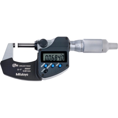 Mitutoyo Mikrometr třmenový digitální 0-1 bubínková řehtačka ip65 mitu-293-344-30 – Hledejceny.cz