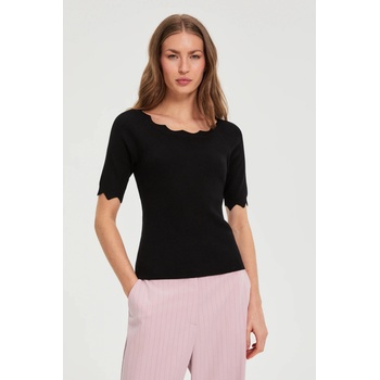 Moodo Прилепнал черен суитшърт Moodo Moodo | Cheren | ЖЕНИ | XS