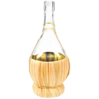 HOME Sklenená fľaša FIASCO 1000ml