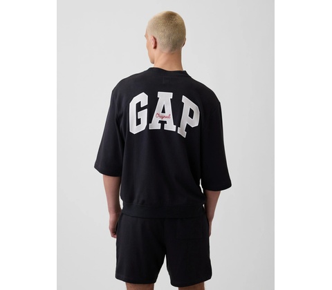 Gap Oversize tričko logom čierne