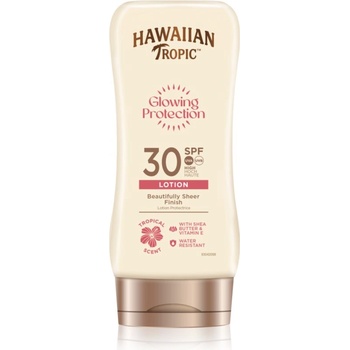 Hawaiian Tropic Glowing Protection Beautifully Sheer Finish мляко за загар SPF 30 180ml