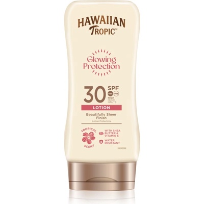 Hawaiian Tropic Glowing Protection Beautifully Sheer Finish мляко за загар SPF 30 180ml