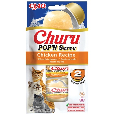 Churu Cat POP'N Serve Chicken Recipe 2x35 g