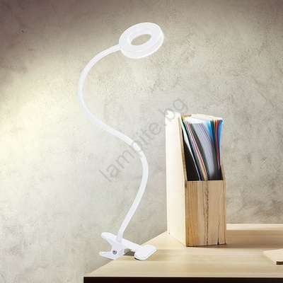 Brilagi - димируема LED лампа с щипка ORBELA LED/8W/5V 3000/4000/5000K бяла (BG2136)