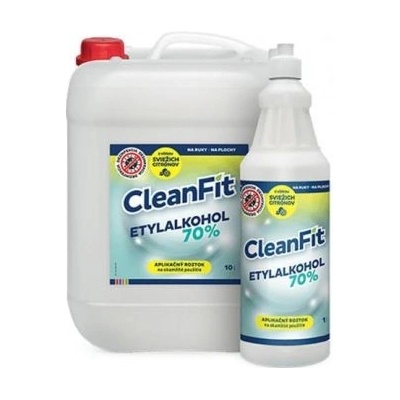 CleanFit dezinfekční roztok Ethylalkohol 70% citrus 10 l