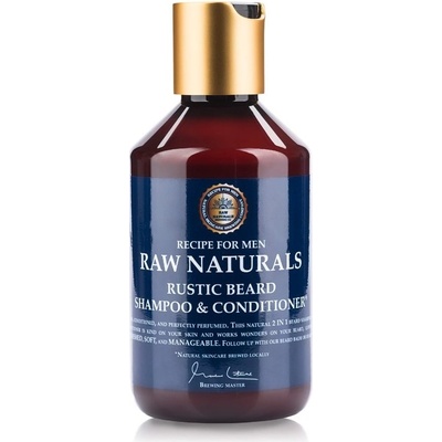 Recipe For Men Raw Naturals Rustic Beard šampon a kondicionér na vousy 250 ml