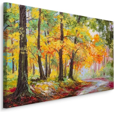 Plátno Cesta V Podzimním lese II. Varianta: 70x50