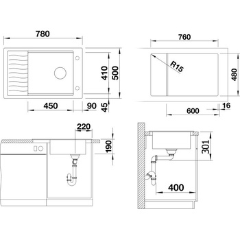 Image 1 of BLANCO ELON XL 6 S (527069)
