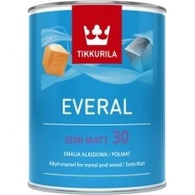 Tikkurila EVERAL SEMI MATT [30] hedvábný matt 2,7L bílá