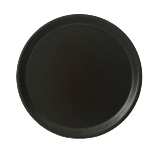 Kulsan KN-Табла за сервиране кръг с неплъзгащо покритие ЧЕРНА Ø38xh2cm (38KS) (013652)