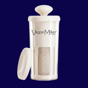 Vegan Milker Уред за ядково мляко Vegan Milker Classic, 1 Литър, Фин филтър, Пластмасово бутало (095CLASSIC)