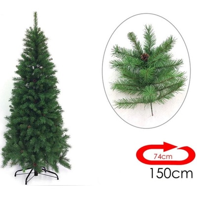 AB LINE 422149GL vianočný stromček obvod 74xh150 cm