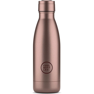 Cool Bottles Termo fľaša z nerezovej ocele Metallic Rose trojvrstvová 350 ml