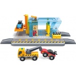 Hape Игрален комплект Hape - Железопътен сервиз (H3879)
