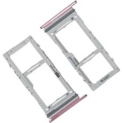 Držák (šuplík) SIM Samsung G980 S20, G985 S20 Plus, G988 S20 Ultra pink