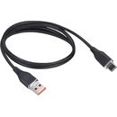Solight SSC16005-S USB-C USB-A, 0,5m, černý