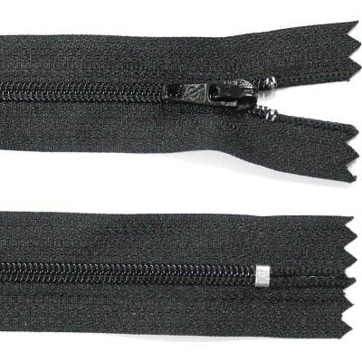 Spirálový zip no.3 nerozepínací 45cm - více barev color: 732 černá