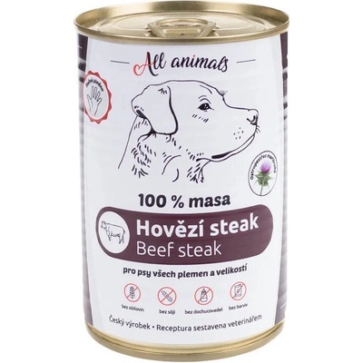 All Animals Kočkopes hovězí steak 400 g
