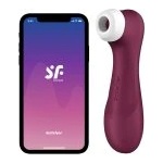 Satisfyer Pro 2 Generation 3 с технология Liquid Air, вибрации и Bluetooth приложение - винено червено (P23453)