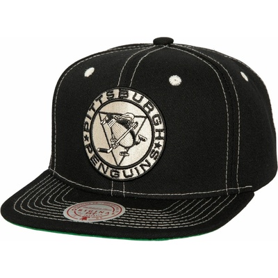 Mitchell & Ness Pittsburgh Penguins Contrast Natural Snapback Vintage