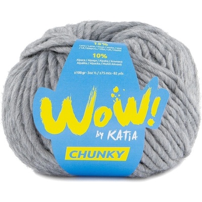 Katia Wow Chunky 51 Medium Grey Плетива прежда (WCH 51)