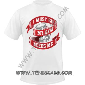 Image 1 of Fruit of the Loom Тениска - Gym sayings