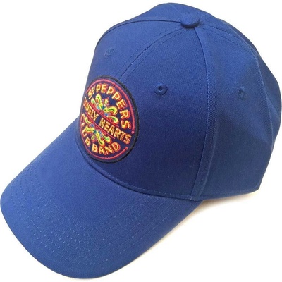 Rock Off The Beatles Unisex Baseball Cap Sgt Pepper Drum Mid Blue