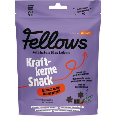 Fellows Hmyzí funkční pamlsky na dodání energie při tréninku Kraftkerne 125 g