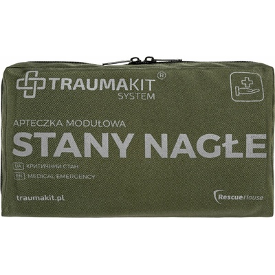 AedMax Modulární lékárnička Trauma Kit S Zelená nouzové stavy