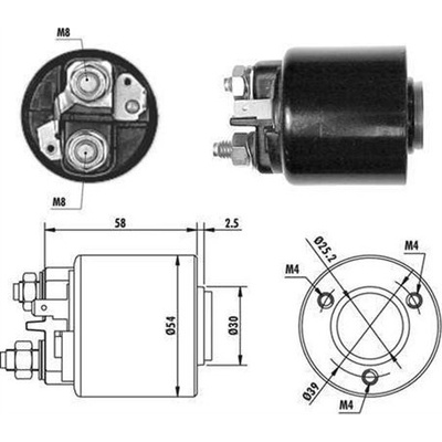 MAGNETI MARELLI Elektromagnetický spínač pre štartér 940113050060