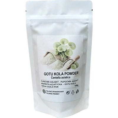 Zelené Drahokamy Gotu kola Centella asiatica jemně mletá 100 g