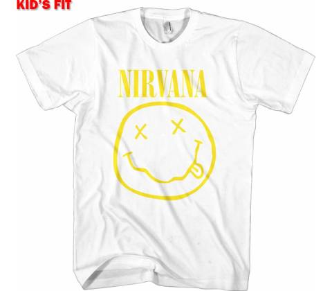 Nirvana Yellow Smiley biela