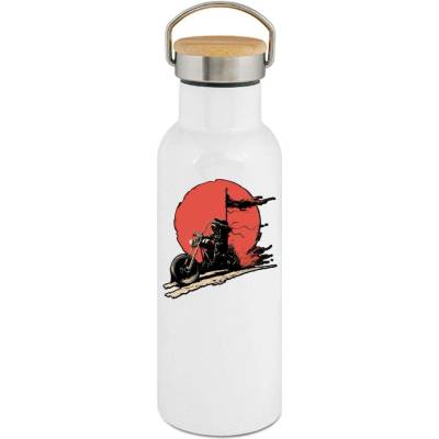 123TRIKO termoska Biker, kostra, vlajka 500 ml motorka