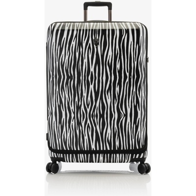 HEYS Бяло-черен пътнически куфар с животински принт Heys EZ Fashion L Zebra Heys | Cheren | МЪЖЕ | ЕДИН РАЗМЕР