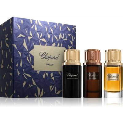 Chopard Malaki Chopard Black Incense Malaki EDP 80 ml + Chopard Leather Malaki EDP 80 ml + Chopard Oud Malaki EDP 80 ml