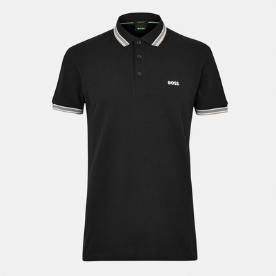 Boss Блуза с яка Boss Men's HBG Paddy Polo Shirt with Contrast Tipping - BlackGld005